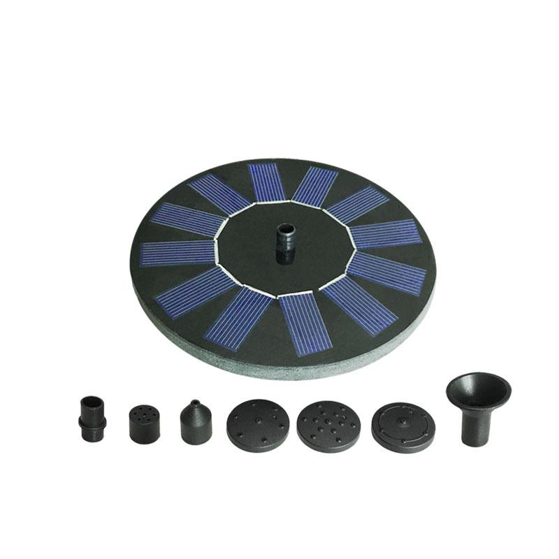 Zonnepaneel Drijvende Fontein met Watertekort Bescherming - Verkrijgbaar in 13CM, 16CM en 18CM Maten