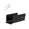 B0KB Home Holder Wall Type 2 Cable Holder Wall Mount In Black Finish