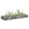 VidaXL Raised Bed with Gabion Planter Garden Gabion Raised Flower Bed Plants Terrace Outdoor Steel 145628