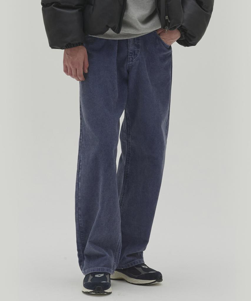 Sekeonmonollogeu Corduroy Wide Pants Blue_Sept030Blue
