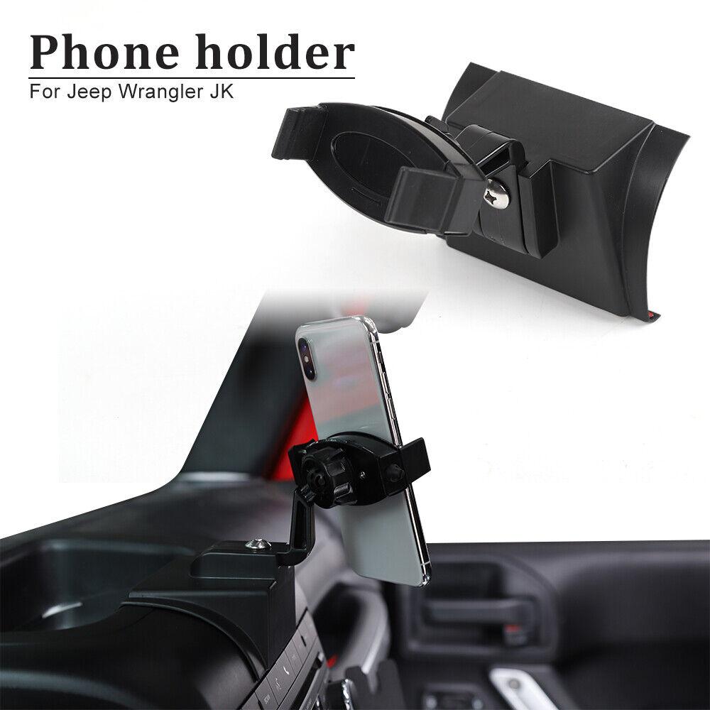 Car Phone Mount Cell Phone Holder Dashboard for Jeep Wrangler 2011-17 JK JKU