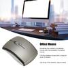 Folding Wireless Mouse Portable Compact 2.4G Wireless Folding Mouse 1600dpi Matte   Gaming Mouse