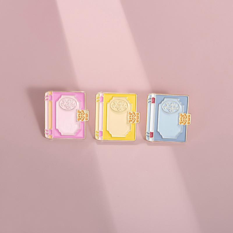 Cartoon Character Stylish Alloy Brooch Colorful Design Perfect For Bags And Clothing
