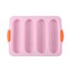 Silicone 4-Slot Baguette Baking Mold