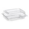 Transparent Pastry Container Confectionery 20X15Cm Rpet 50Pcs Tray