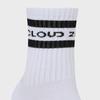 CLOUD ZERO 2S Crew Socks (2P) (0097055) CZFAF1SC903SB-WHITE