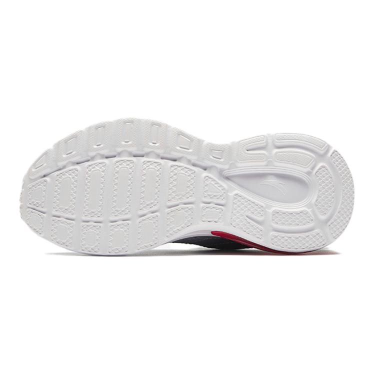 Anta Comfortable Breathable Non-Slip Shock Absorbing Low-Top Kids Running Shoes Kids sneaker Silver Black 312435504-2