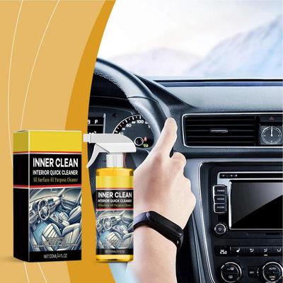 Limpiador de Interior de Coche Limpiador y Protector Total de Interior Limpiador en Spray para Interior y Salpicadero Mantenimiento de Vehículos Para Coche