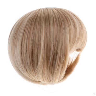 Dolls Hairpiece 1/4 Curly S Synthetic Hair For Night Lolita Doll