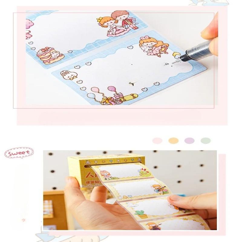 70Pcs Pull Out Convenient Sticky Notes for Students High Quality N Times Stickers Material Paper for Memo Marking Memo Pad