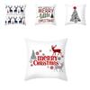 Festive Christmas Pillow Case Cushion Cover Featuring Adorable Reindeer Design