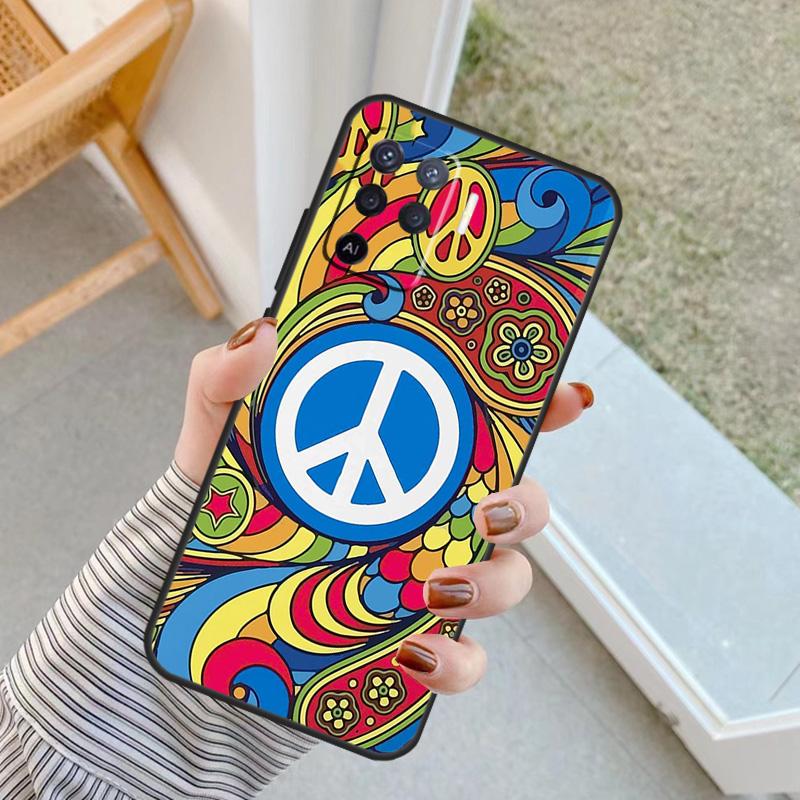 Hippie Daisy Tie-dye Flower Peace Case For Oppo A60 A80 A40 A17 A57 A77 A74 A54 A94 A78 A98 A18 A38 A58 A96 A76 A16 A15 A5 Pro