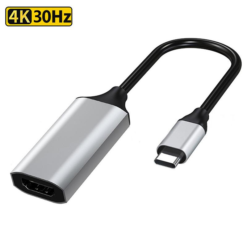 Type C To Hdmi 4K 60Hz Adapter Usb C Usb3.1 Male To Hdtv Female Converter Cable For Laptop Tablet Tv Macbook
