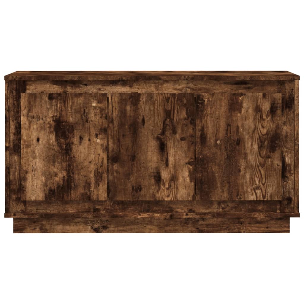vidaXL Sideboard Räuchereiche 102x35x55 cm Holzwerkstoff
