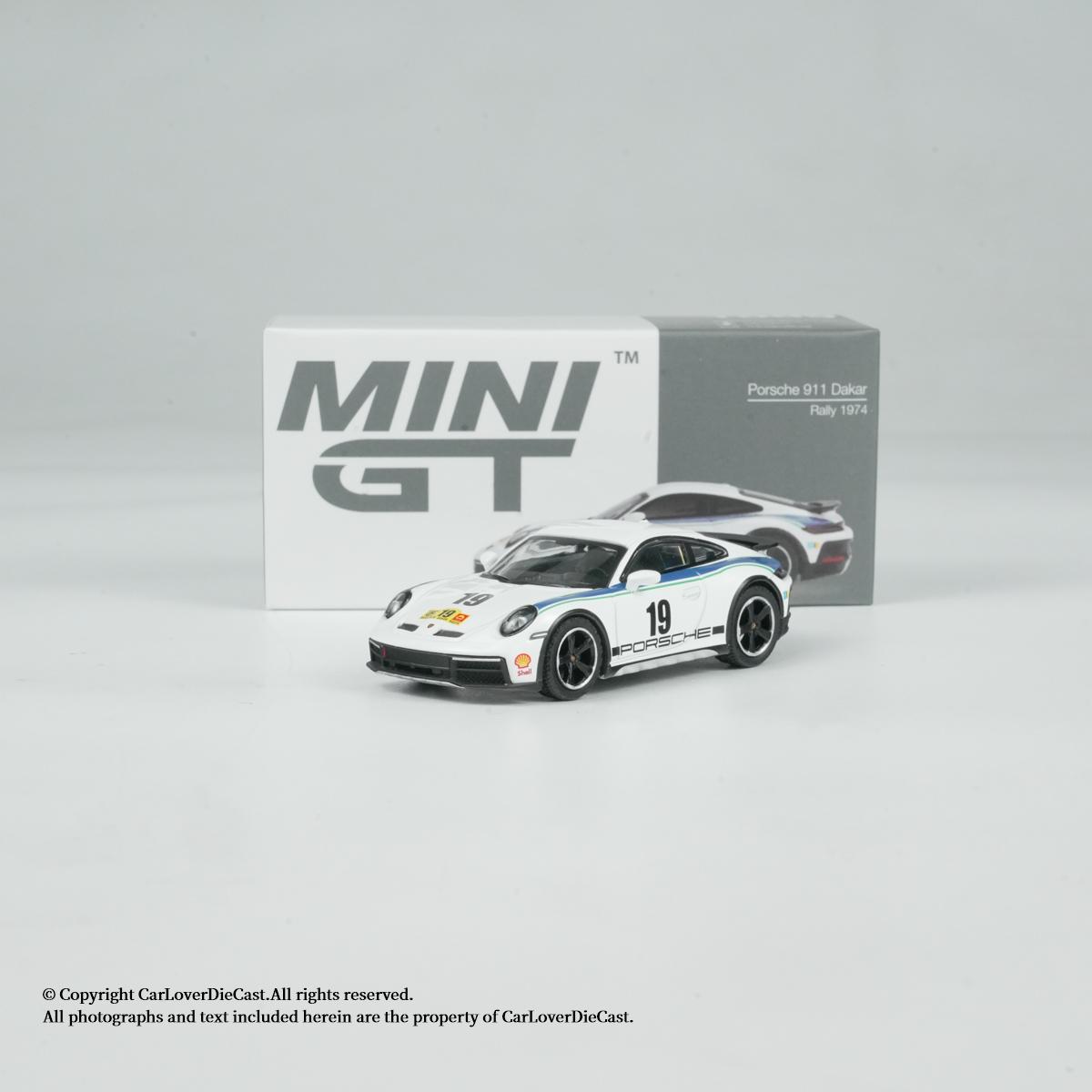 MINIGT 1:64 Porsche 911 Dakar Rally 1974 MGT01009-CH Car Alloy Toys Diecast Metal Model for Children