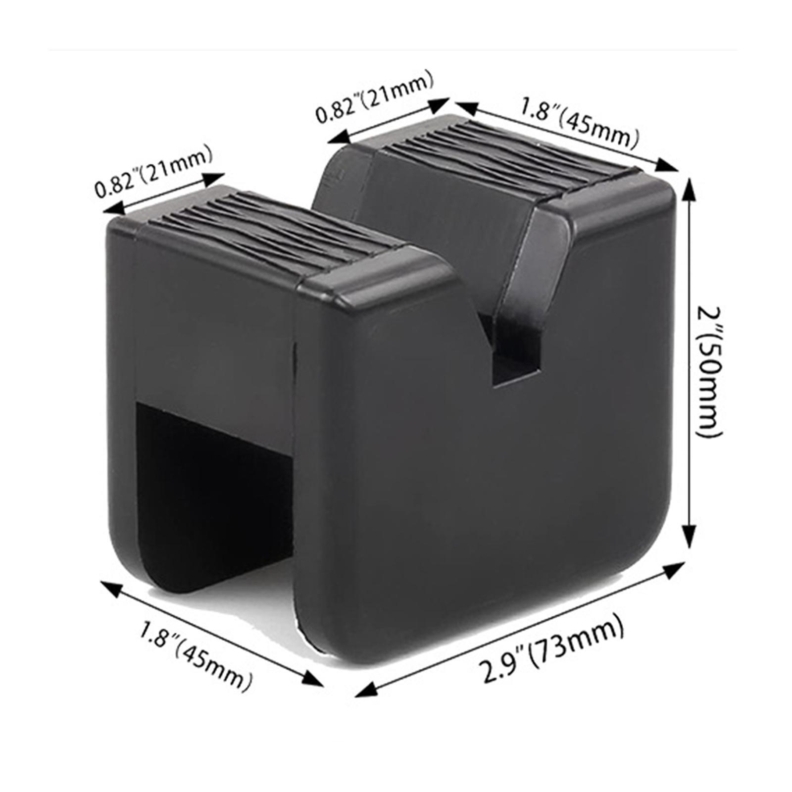 

Универсальный автомобильный домкрат Резиновая подкладка Подставка для автомобильного домкрата с прорезями Резиновые подкладки Напольные адаптеры Рама Рельсовый зажим Подъемный инструмент для ремонта чёрный