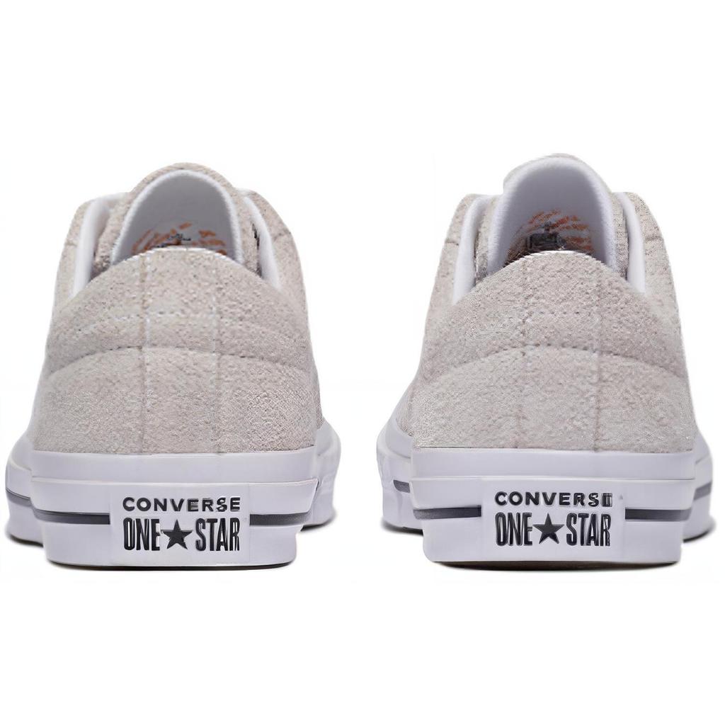 Converse One Star Low Vintage Suede 'White' (Unisex) White / Monochrome Skate Shoes 161577C