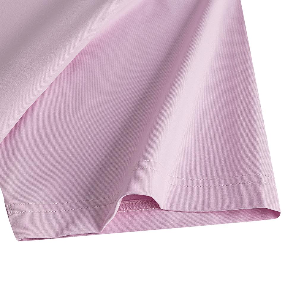 Anta Loose Fit Short Sleeve Knitted T-Shirt Summer 2026 Unisex tops Peach-Fuzz-Pink 972628115-2