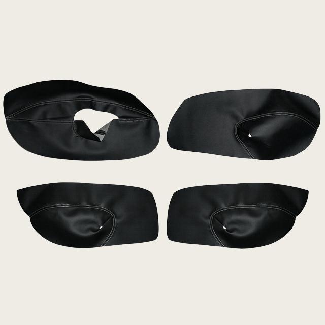 ONLY 4-Doors Leather Door Armrest Cover For VW Golf 4 MK4 Bora Jetta 1999-2005 Car Door Armrest Panel Skin Cover Accessories