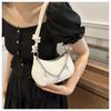 Chic Small Shoulder Bag for Women 2026 New Fashion Casual Crossbody Armpit Bag PU Leather Chain Purse KTB