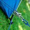 2Pcs/Set Heavy-duty Rope with Roller Tensioner Labor-saving Retractable Tie Down Rope  Tent Setup