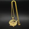 Whale Surf Riding Necklace For Women Men Stainless Steel Gold Color Sports Brave Faith Male Chain Jewelry Gifts Colares