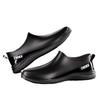 Spring and summer fashion light mouth rain shoes waterproof flat rain boots men's casual wear-resistant car wash kitchen work rubber shoes