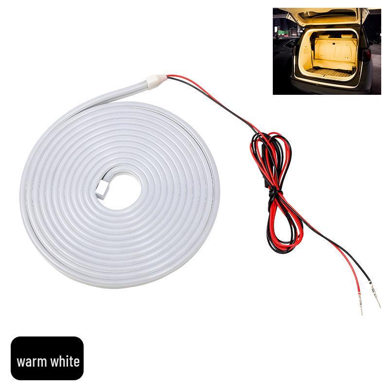 

Самая продаваемая беспроводная светодиодная лента для багажника: Стримерный плагин в стиле с автоматической индукцией Warm Yellow Light - 2m