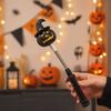 Ghost Light Decoration Halloween Party LED Glow Stick for Kids, Spooky Pumpkin Kids Safe Lighted Up Rod with Spring Holiday Favors