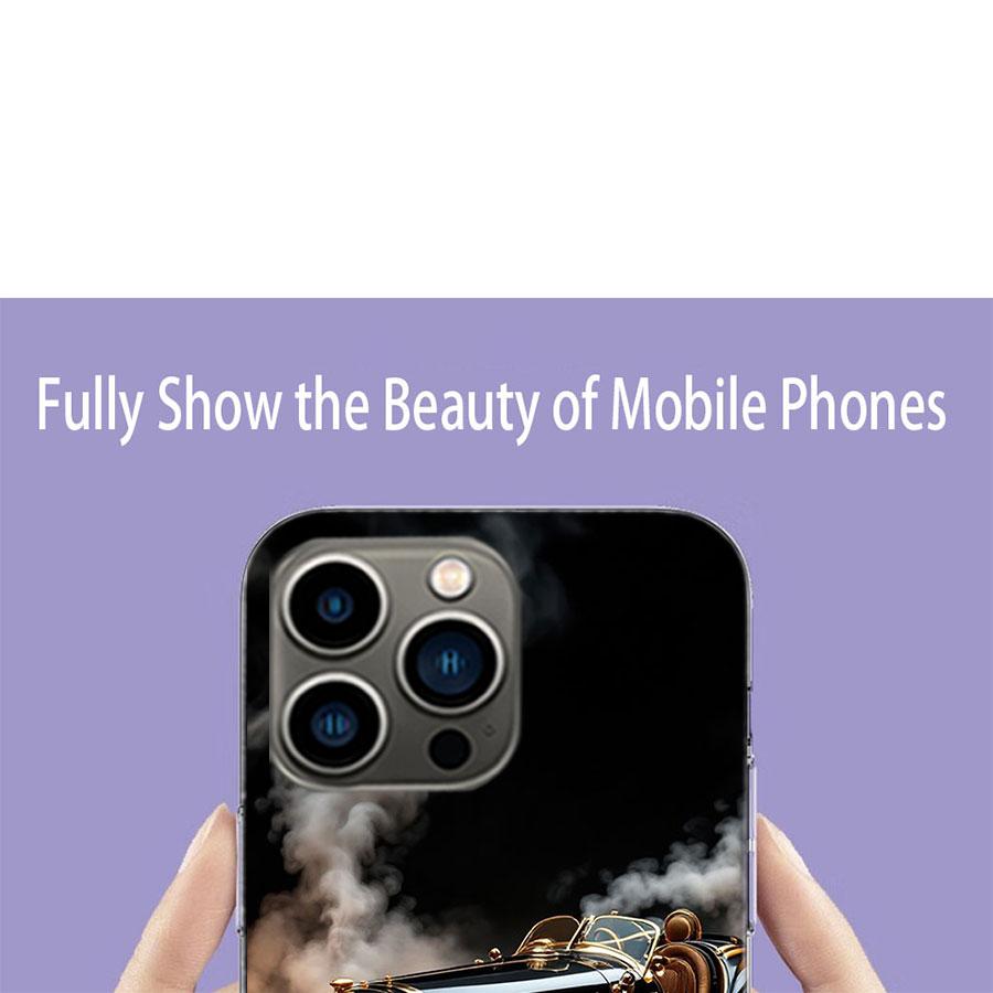 Steampunk Car Phone Case For Iphone 17 Air 15 Pro 14 Plus 16 Pro Max 12 13 Mini 11 16E X XS Cover Cute Fundas