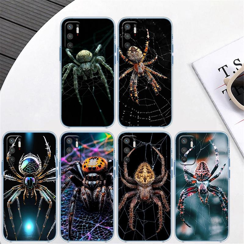 Spider Transparent Phone Case for Motorola Moto G10 G20 G30 G31 G32 G34 G35 G41 G42 G50 G51 G52 G55 G60 G60S G62 G71 G72 G75