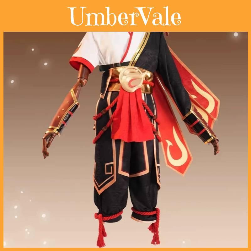 Supernatural Squad General Scarlet Flame Cosplay Outfit For Anime Conventions With Trendy Street Style For Teens