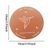 Copper Bird Bath Disc With Triple-Point Support Fountain Ornaments Copper Bird Bath Purification Disk For Outdoor Garden Deck