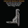 Titanium Alloy Car Keychain Belt Bucklemultifunctional Lightweight Anti Loss Universal Pants Style Keychain