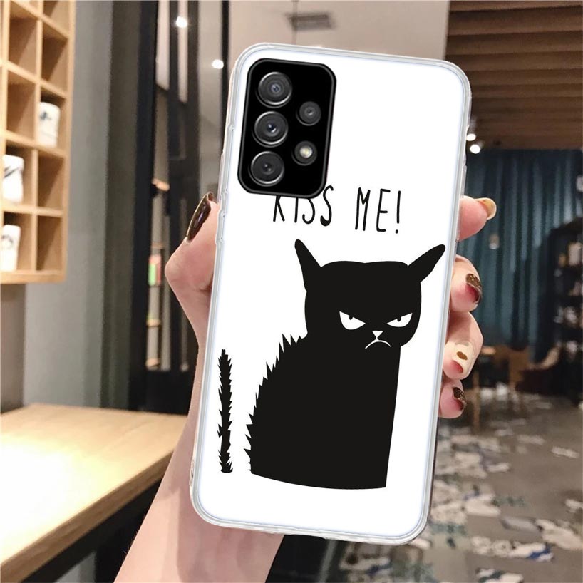 Cat Footprint Funny Paw Cute Soft Phone Case For Samsung Galaxy A52 A42 A32 A12 A22 A51 A50S A30S A20S A10S A71 A41 A31 A21S A40