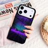 Synthwave 80's Retro Neon vaporwave Phone Case For IPhone 17 16e 15 14 13 12 11 Pro Max Air Mini Soft Protective Cover