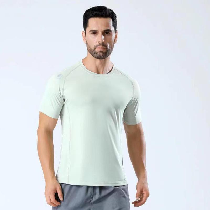 2024 Men's Summer Quick-Dry Elastic Short Sleeve Running T-Shirt