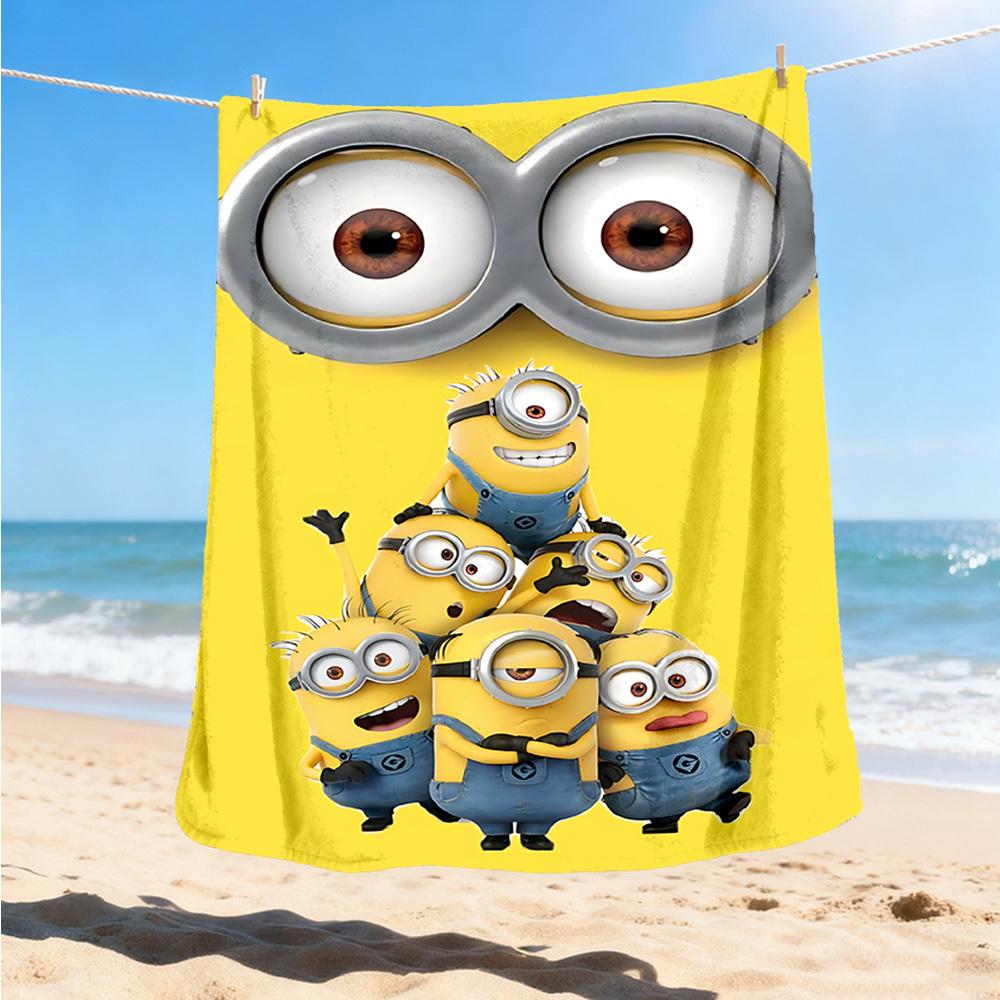 1 Stück Minions Outdoor Weiche Decke Ultra Plüschig, Warm, Vielseitig und Pflegeleicht für Camping, und