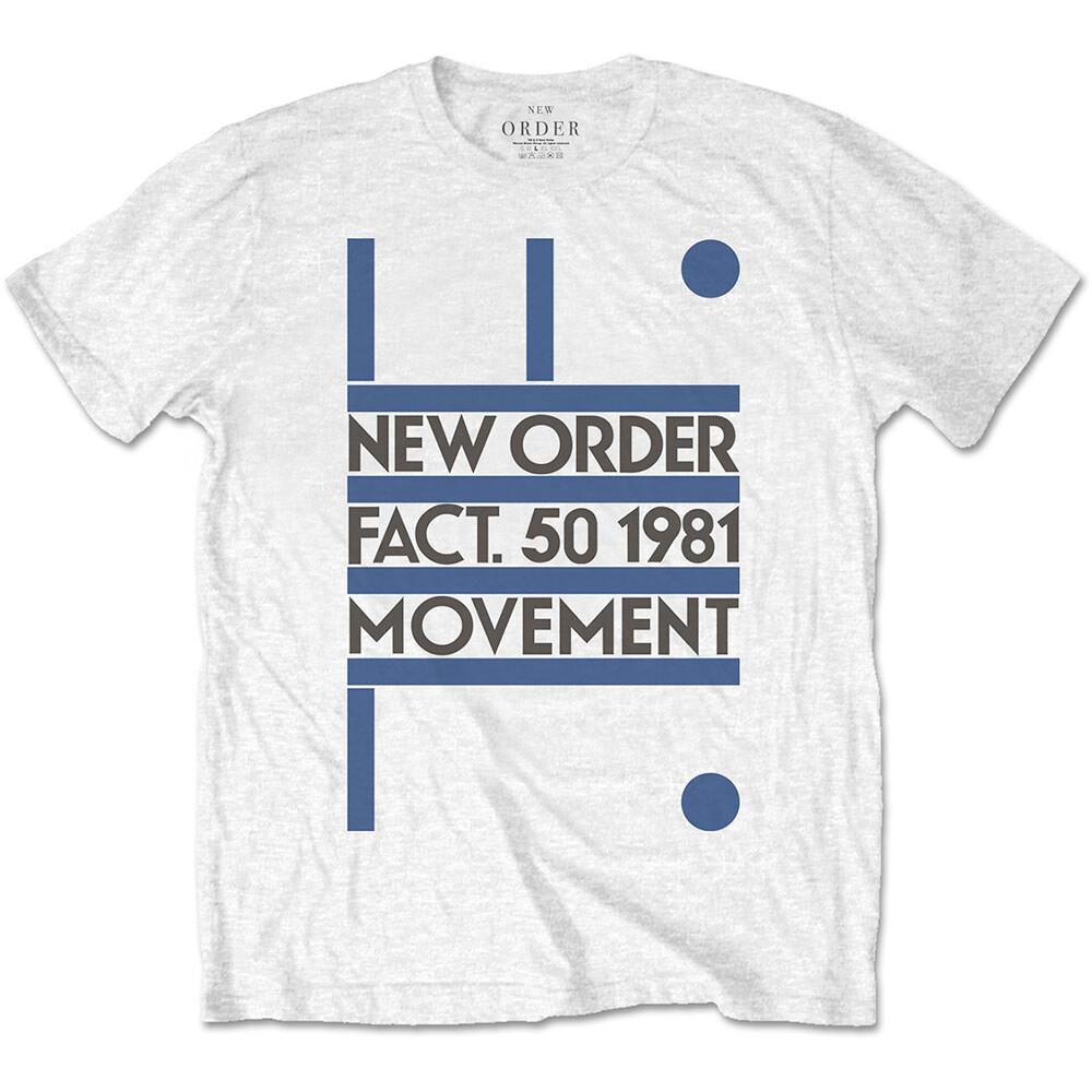 New Order - Movement - White T-shirt