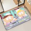Cartoon S-SOUTH PARK Funny Door Mat Bath Microfiber Decorative Versatile Flannel Floor Mat Quick Dry Absorbent Non-slip Sole