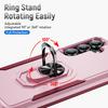 For Samsung Galaxy S25 FE Case Military Grade Ring Kickstand PC+TPU Phone Cover
