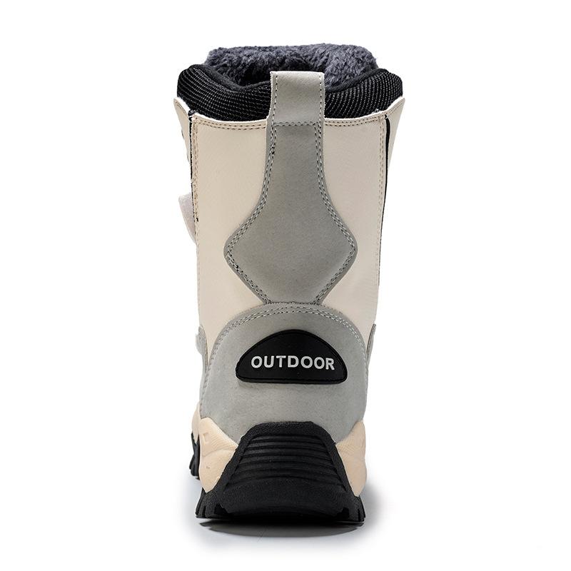 Women's Padded Thickened Warm Hiking Mountaineering Thick Soles Comfortable Waterproof Non-slip Sports and Leisure Production Snow Boots Cotton Shoes