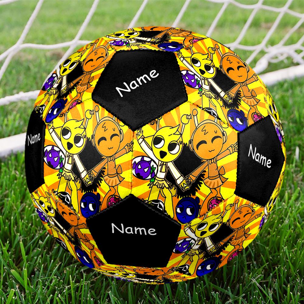 Custom Name Sprunki Theme Size 5 Soccer Ball, Suitable for Both Indoor and Outdoor Matches, a Gift Suitable for Everyone.