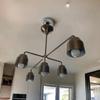 5-Shaded Modern Chandelier - Elegant Ceiling Light Fixture for Dining Room, Gifts, Party Decoration, Porch Lighting