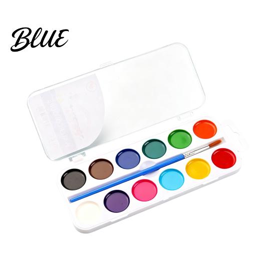 Portable Painting Kit Watercolor Paint Set Washable Solid Palette Bright Drawing Tools for Children Colors Pigment Kit Kids And Beginners