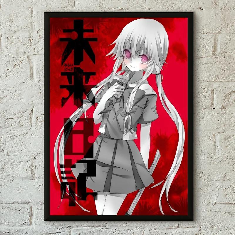 

Аниме Фигурка Mirai Nikki Дневник будущего Плакат Бумага Холст Картина Главная Гостиная Спальня Вход Бар Кафе 21cm×30cm NoFrame