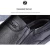 Men's Genuine Leather Slip-on Casual Shoes - Soft Sole, Breathable Driving Shoes