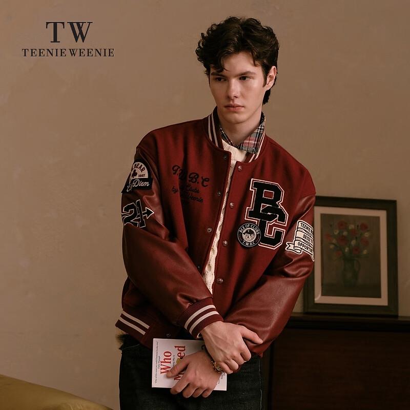 Teenie Weenie Men's Color-Block Woolen Coat