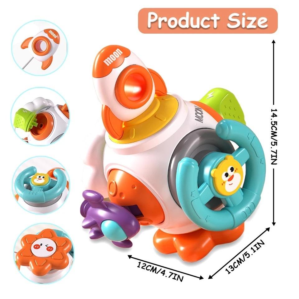 Montessori Busy Cube Educational Toy for Kids Fine Motor Skills Development Hands-On Ability Training Lock Box Toys for Children