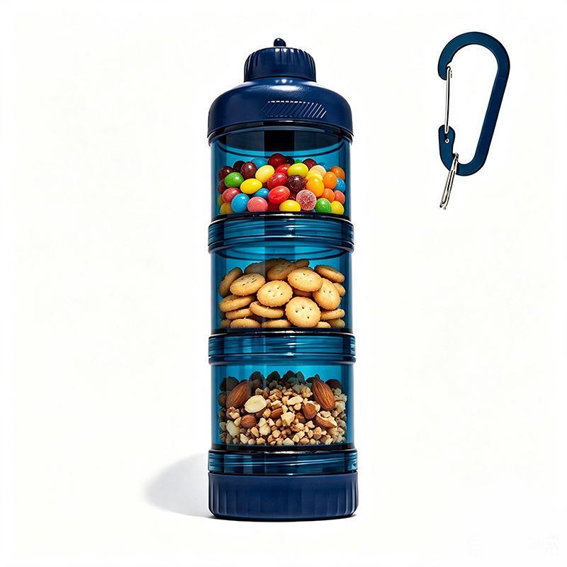 Protein Powder Dispenser Box With And Box For Food Storage Food - Grade Pc, Suitable For Gym Exercise Transparent